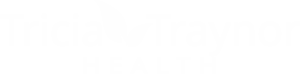 Tricia Traynor Health White Logo.